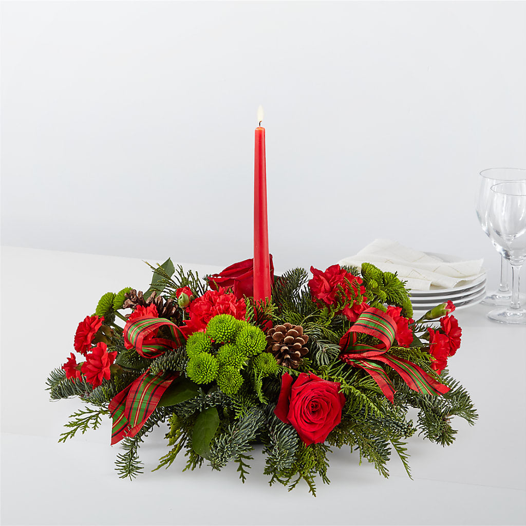 By the Candlelight Centerpiece – Executive Flowers, El Paso TX