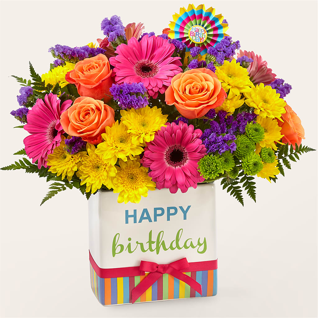 Birthday Brights Bouquet – Executive Flowers, El Paso TX