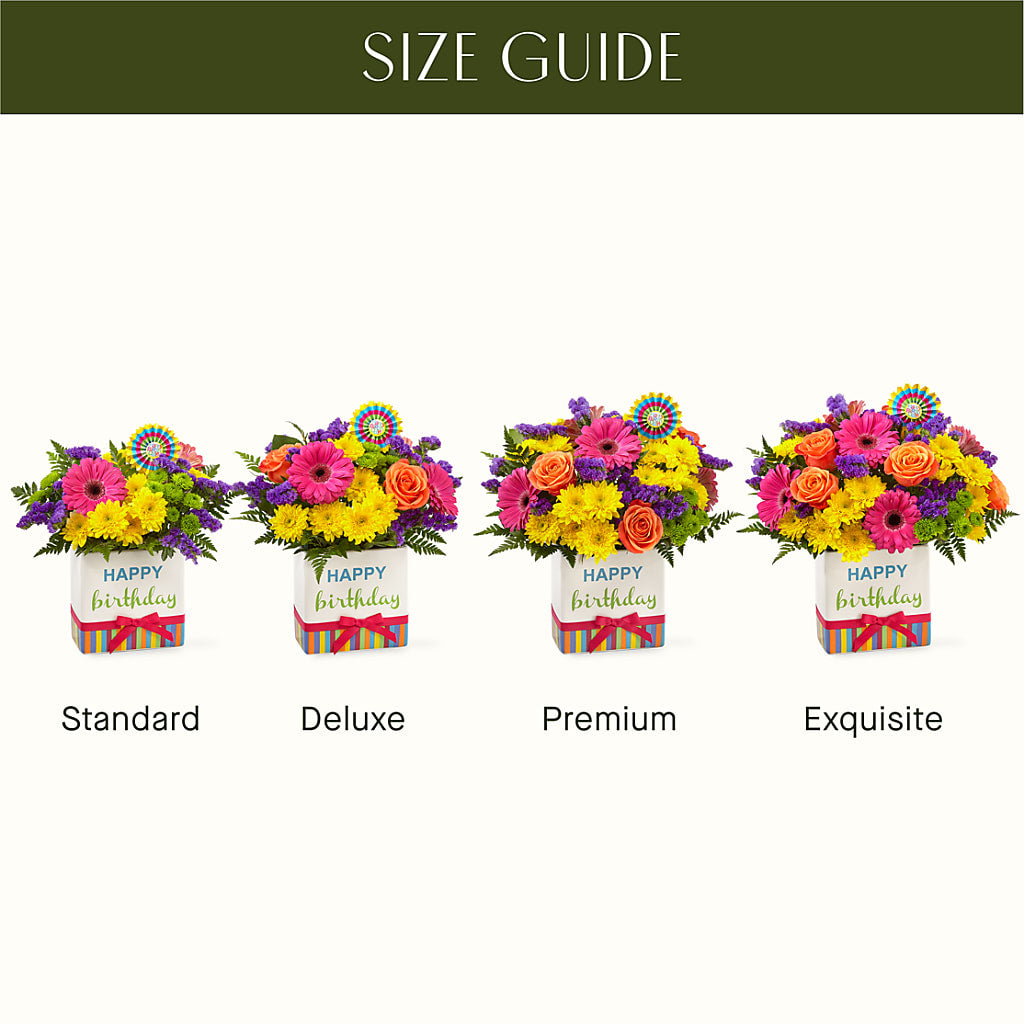 Birthday Brights Bouquet – Executive Flowers, El Paso TX