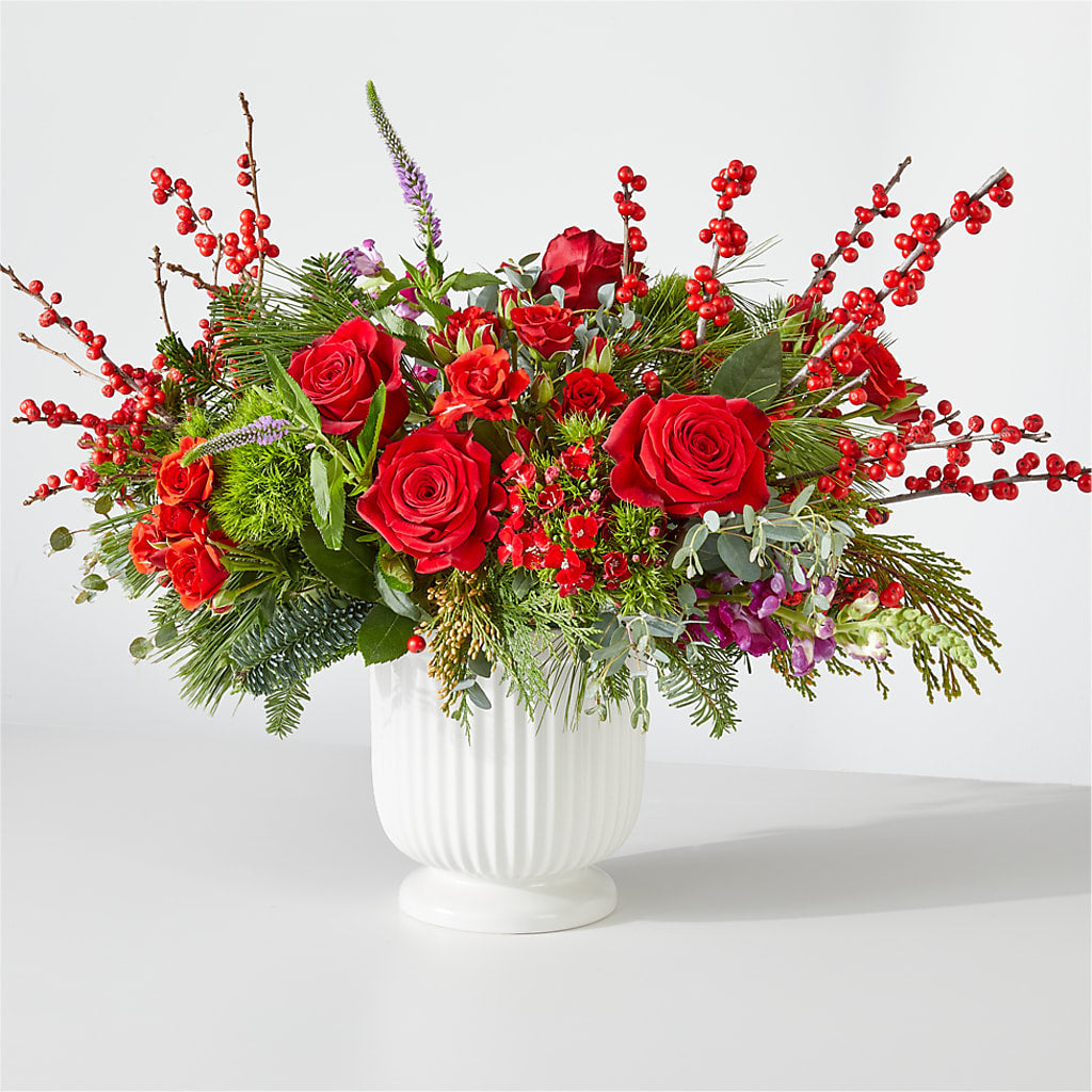 Big Red Bow Bouquet – Executive Flowers, El Paso TX