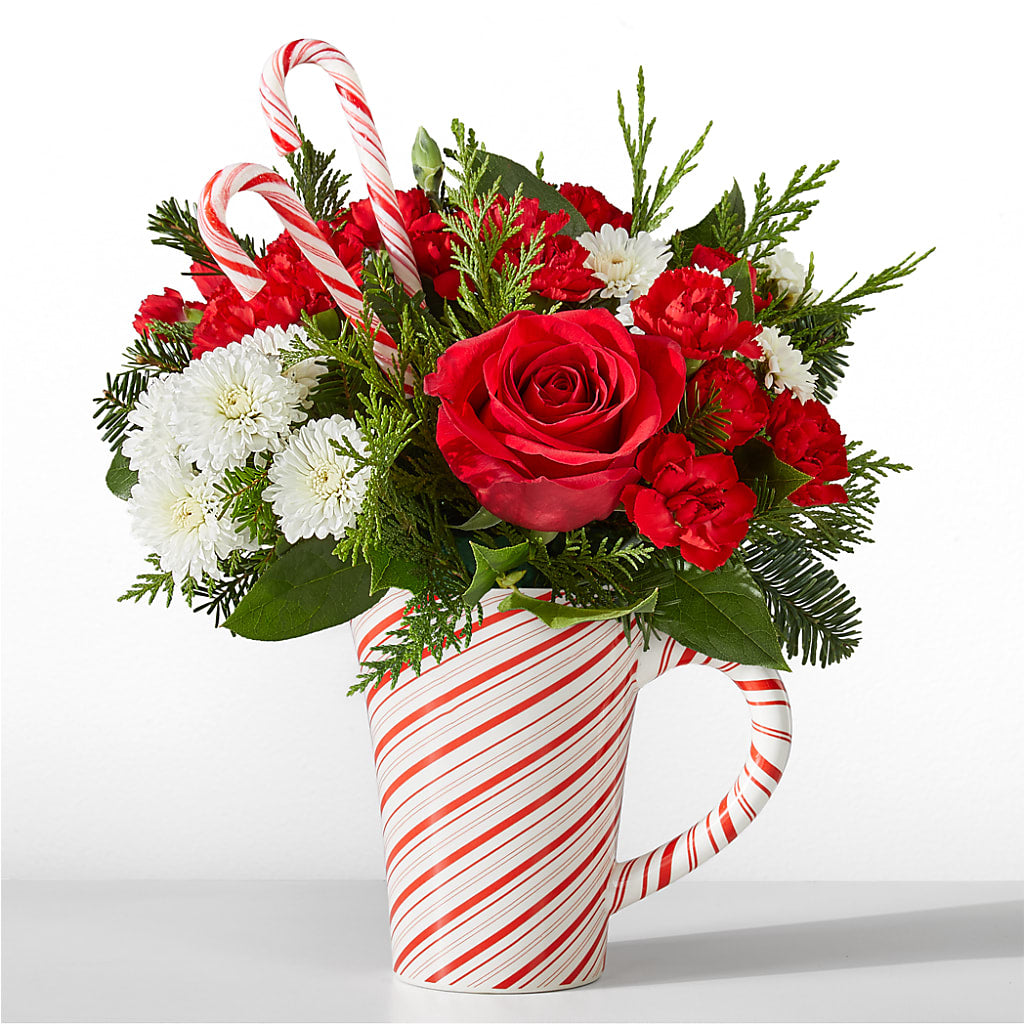 Peppermint Swirl Mug – Executive Flowers, El Paso TX