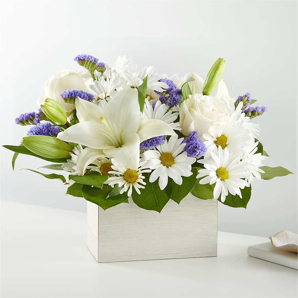 Beyond Blue Box Bouquet – Executive Flowers, El Paso TX