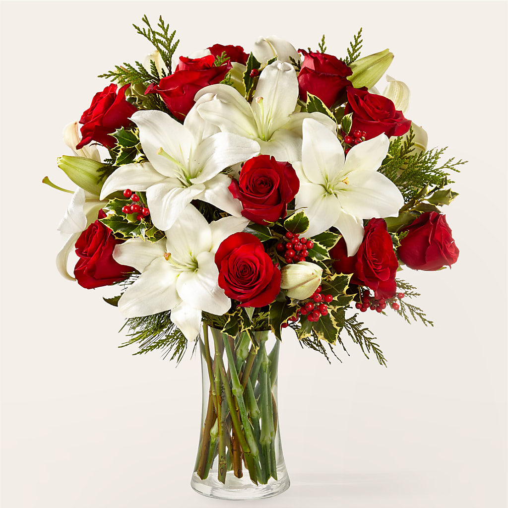 Sparkling Snowflakes Bouquet – Executive Flowers, El Paso TX