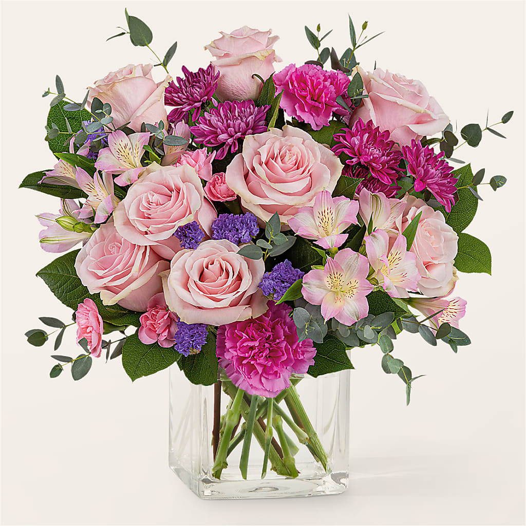 Rosy Radiance Bouquet – Executive Flowers, El Paso TX