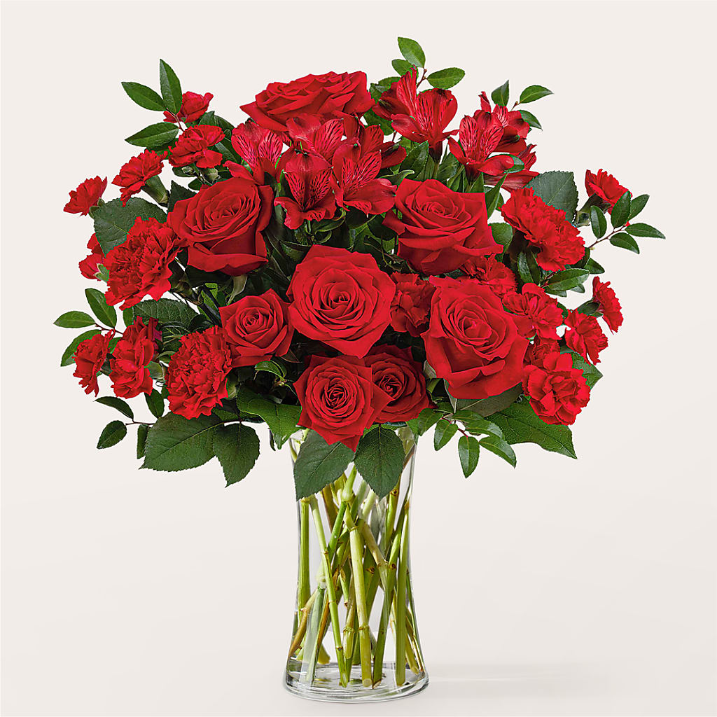Brilliant Ruby Bouquet – Executive Flowers, El Paso TX
