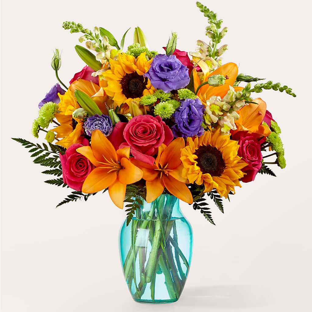Double Rainbow Bouquet – Executive Flowers, El Paso TX