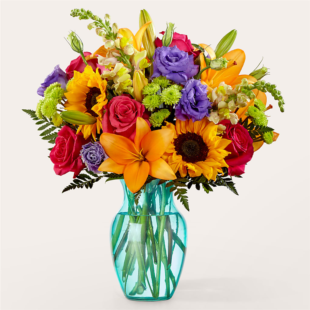 Double Rainbow Bouquet – Executive Flowers, El Paso TX