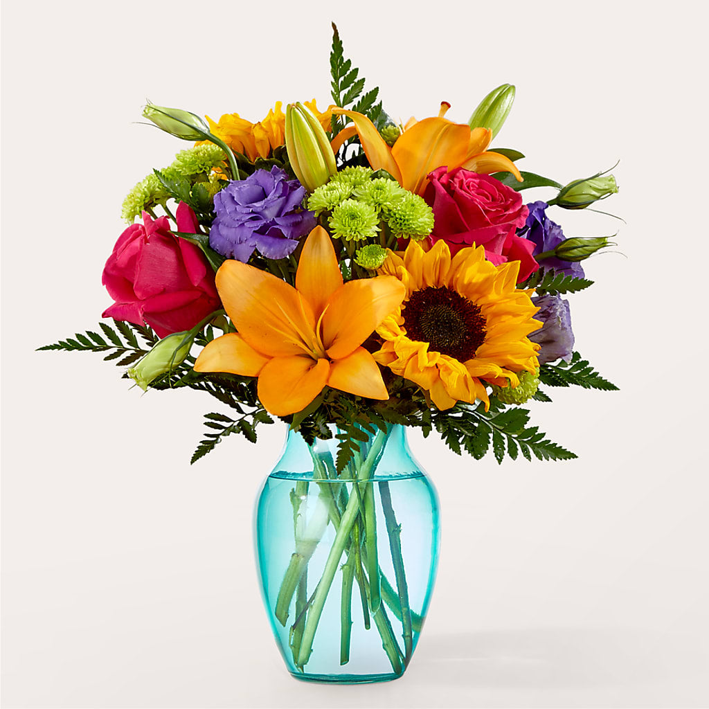 Double Rainbow Bouquet – Executive Flowers, El Paso TX