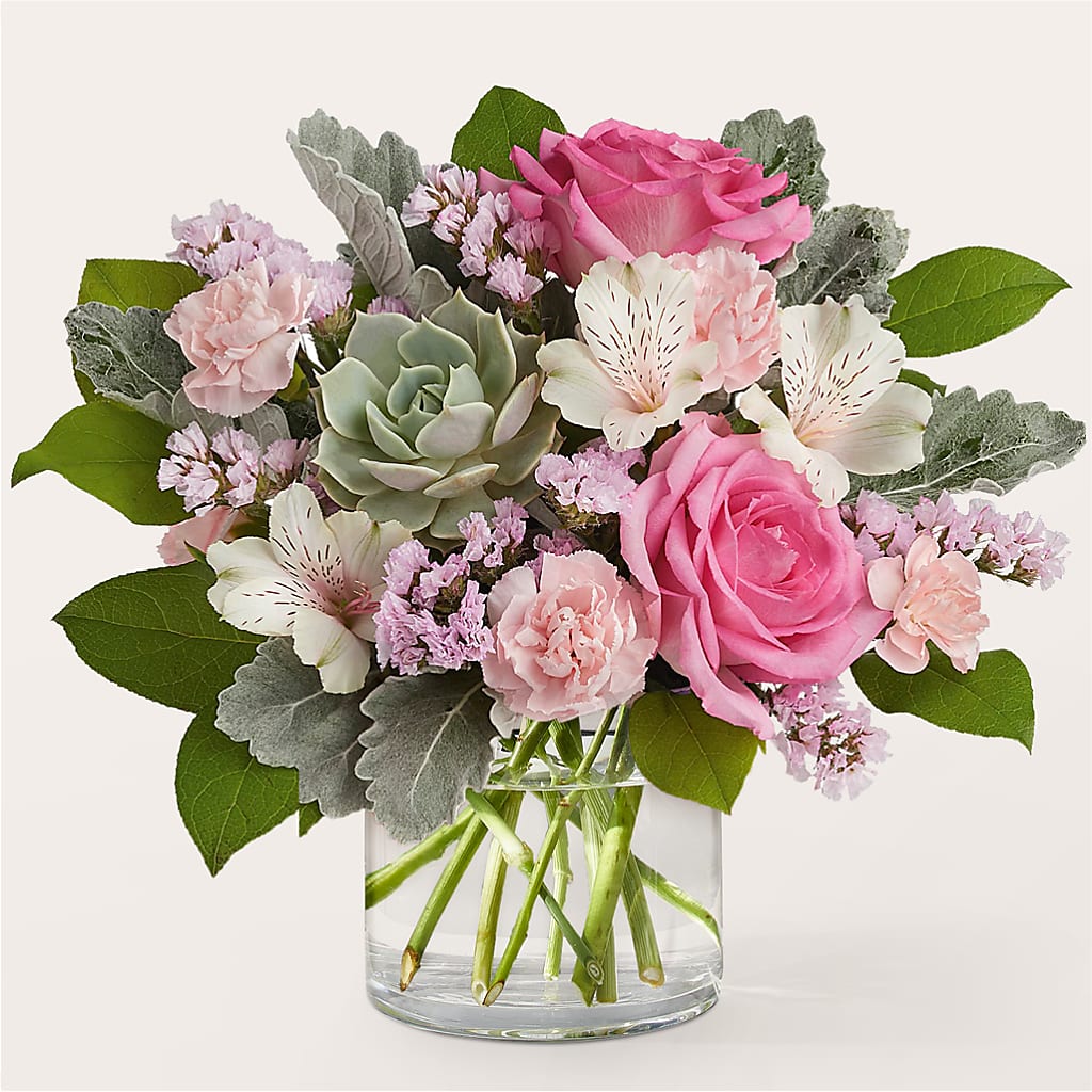 Dusty Rose Bouquet – Executive Flowers, El Paso TX
