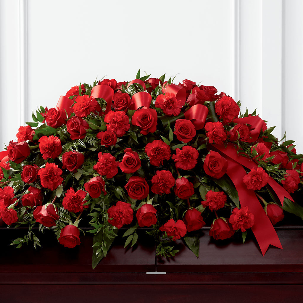Tribute of Life Casket Spray – Executive Flowers, El Paso TX