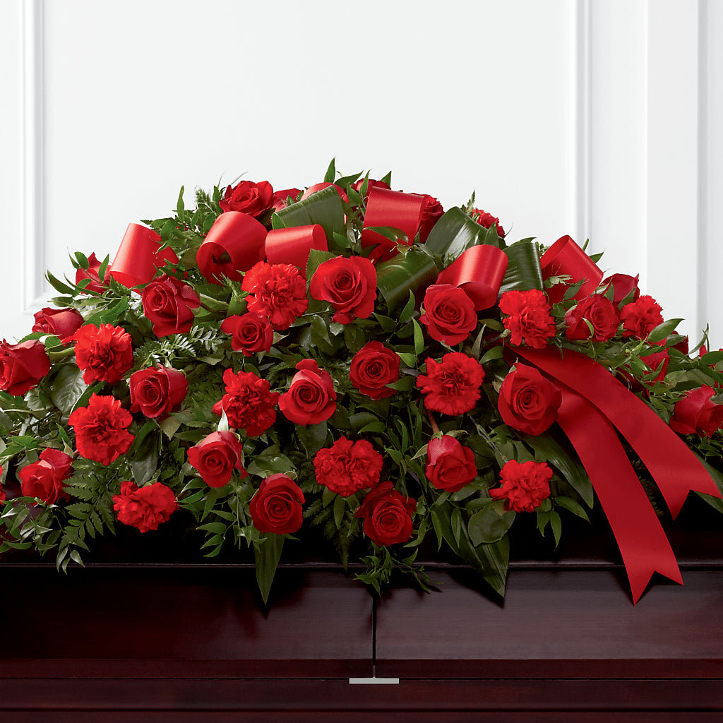 Tribute of Life Casket Spray – Executive Flowers, El Paso TX