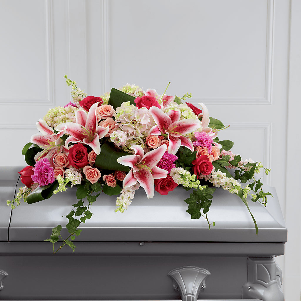 Splendid Grace Casket Spray – Executive Flowers, El Paso TX