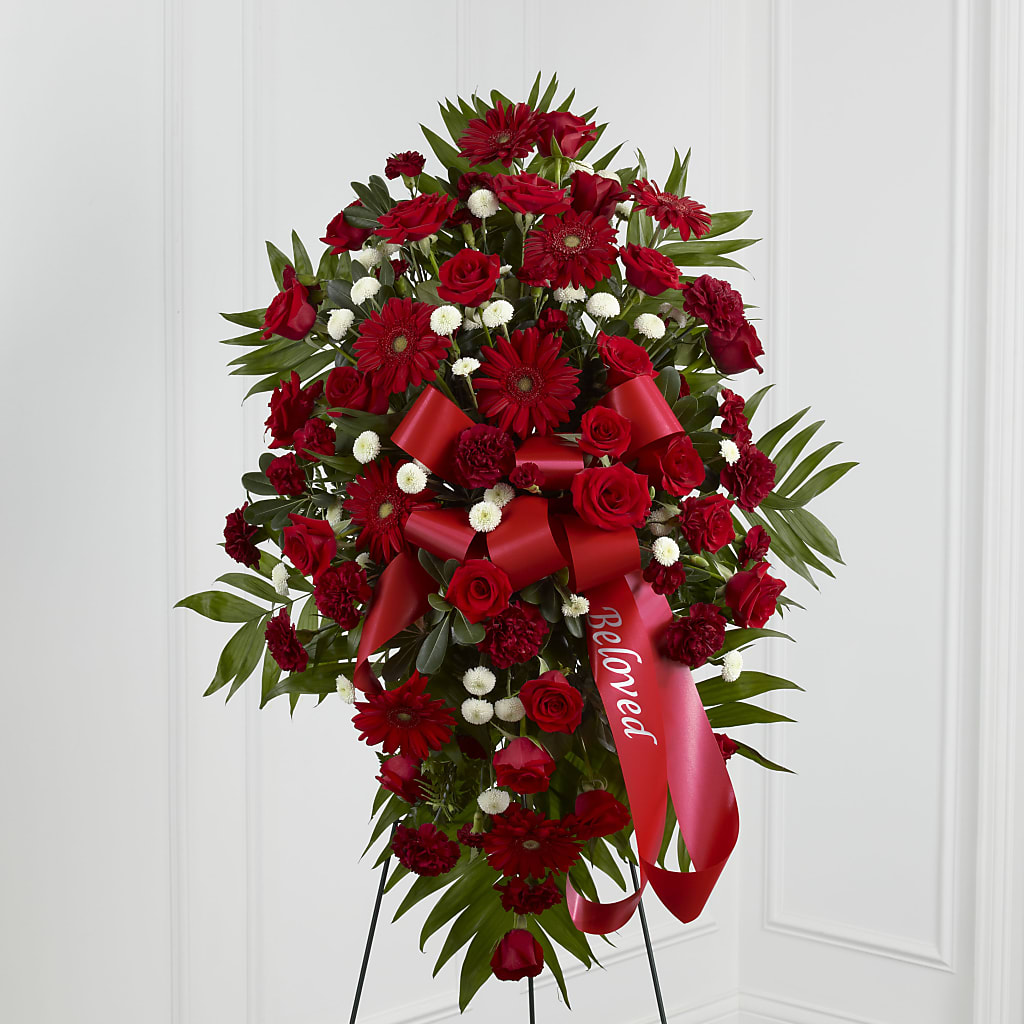 Treasured Memories Standing Spray – Executive Flowers, El Paso TX