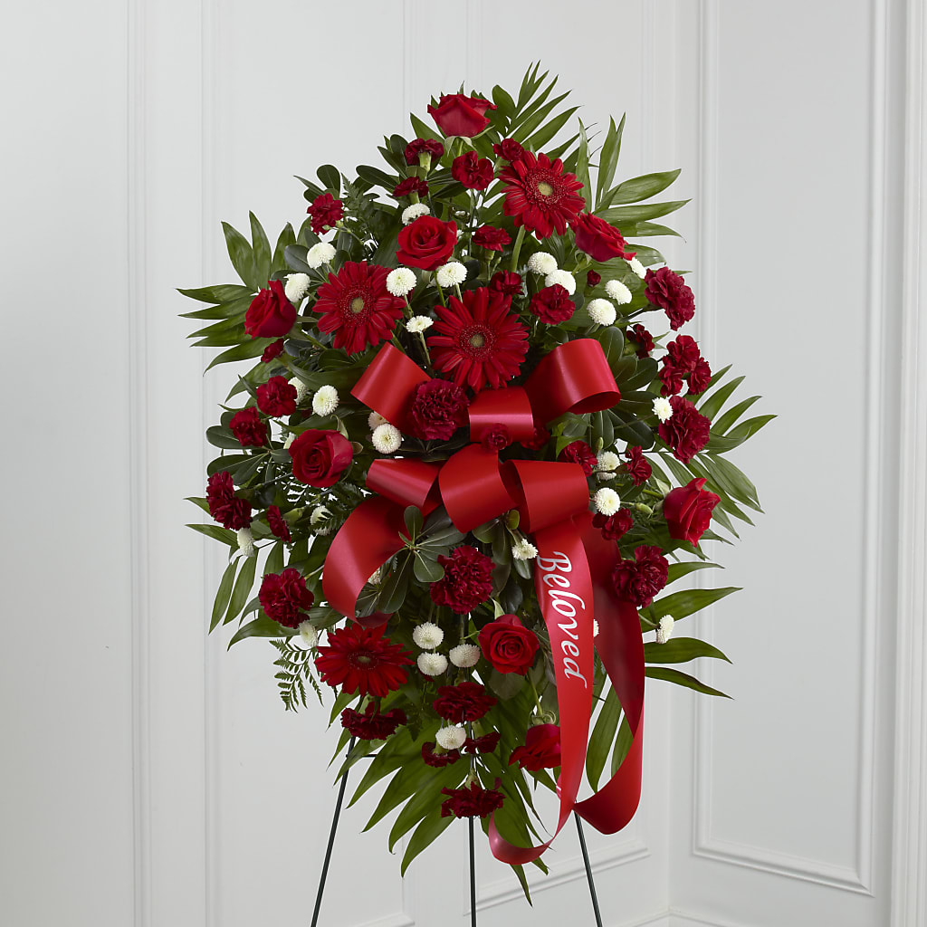 Treasured Memories Standing Spray – Executive Flowers, El Paso TX