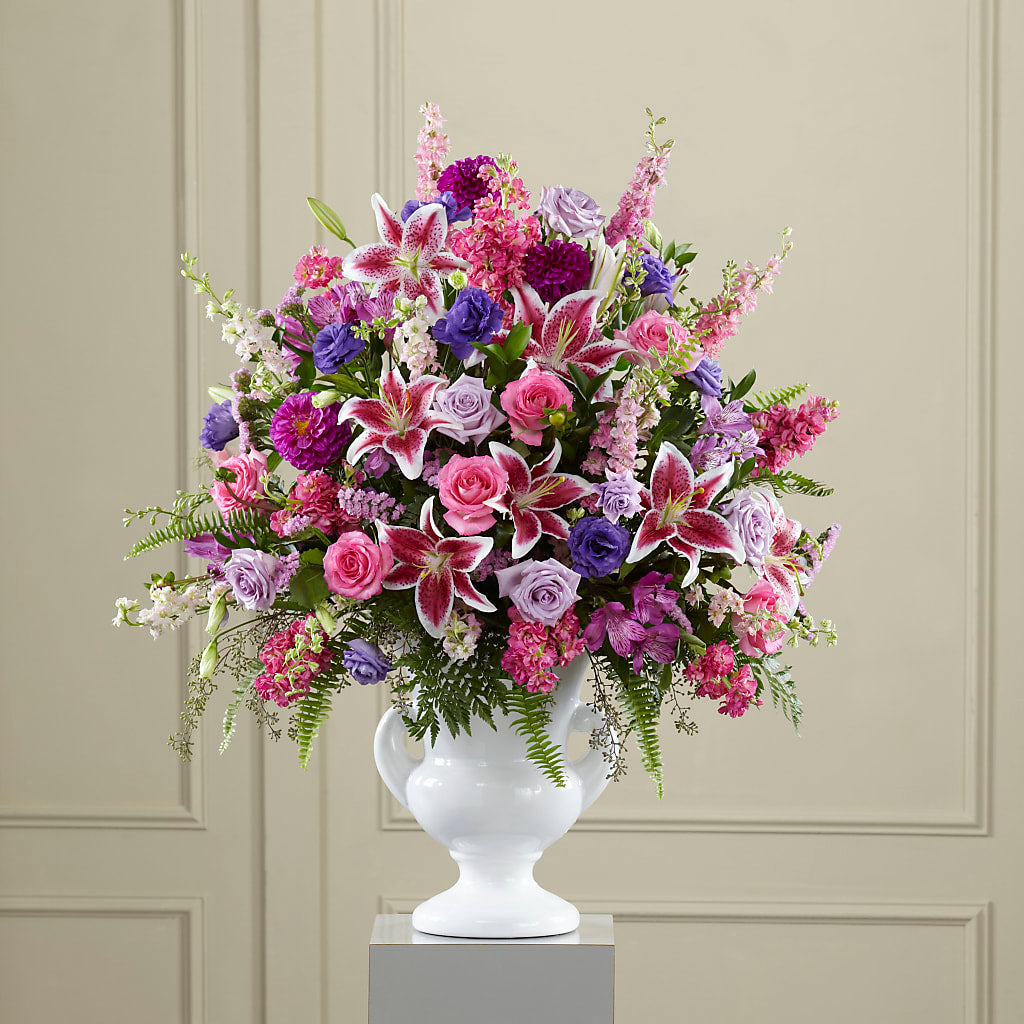 Peaceful Tribute Arrangement – Executive Flowers, El Paso TX