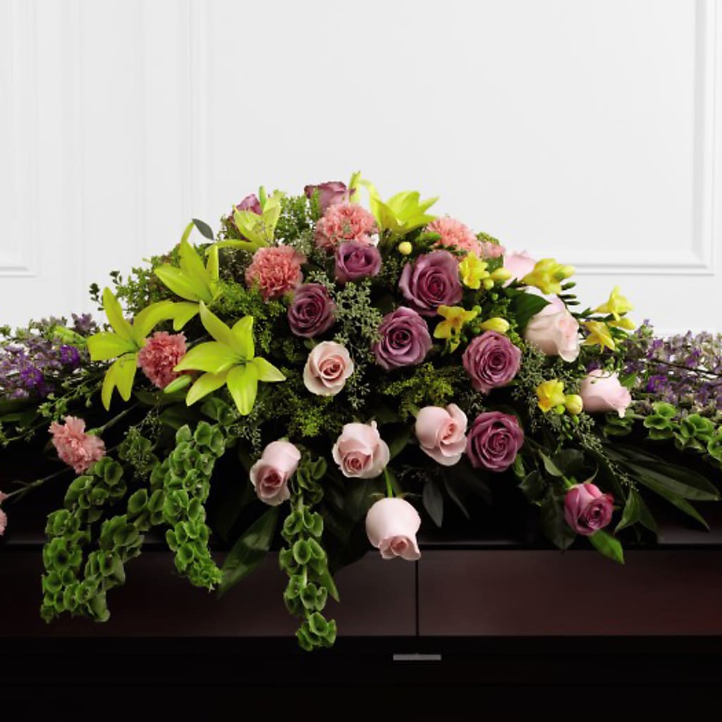 Forever Beloved Casket Spray – Executive Flowers, El Paso TX