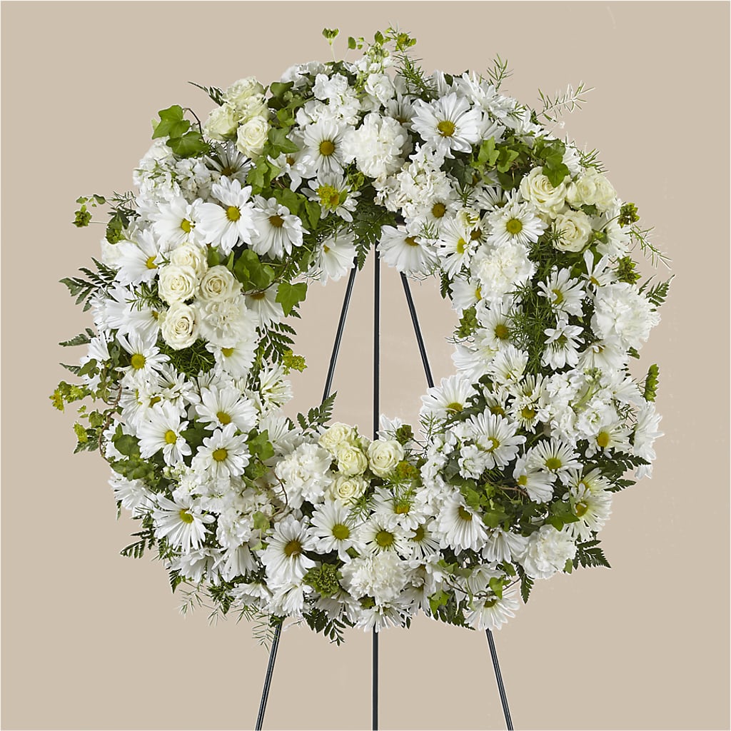 Faithful Wishes Wreath – Executive Flowers, El Paso TX