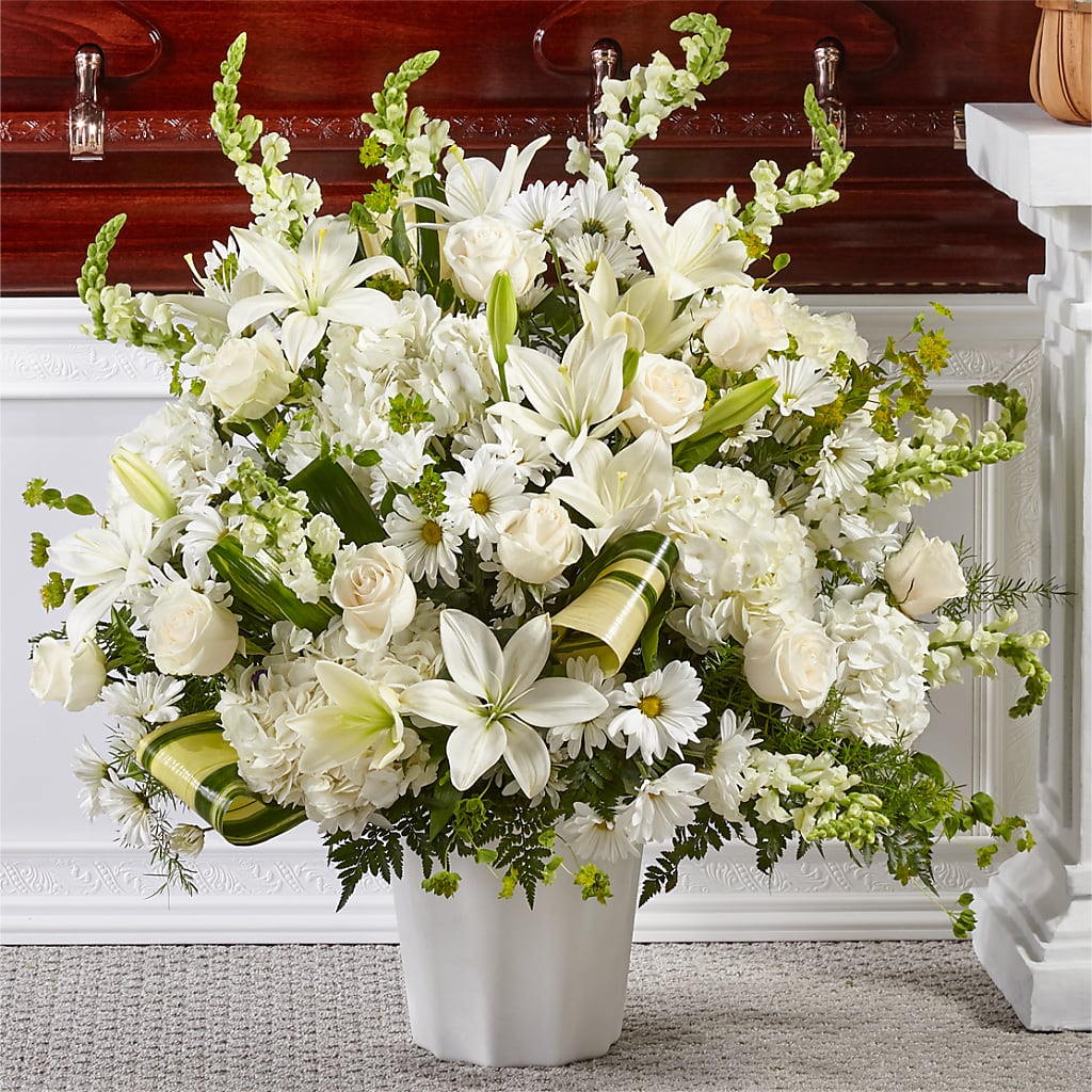 Thoughts of Tranquility Floor Basket – Executive Flowers, El Paso TX