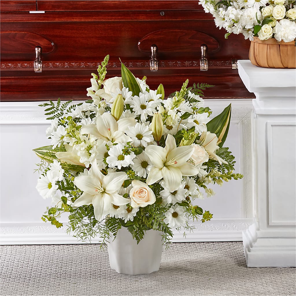 Thoughts of Tranquility Floor Basket – Executive Flowers, El Paso TX