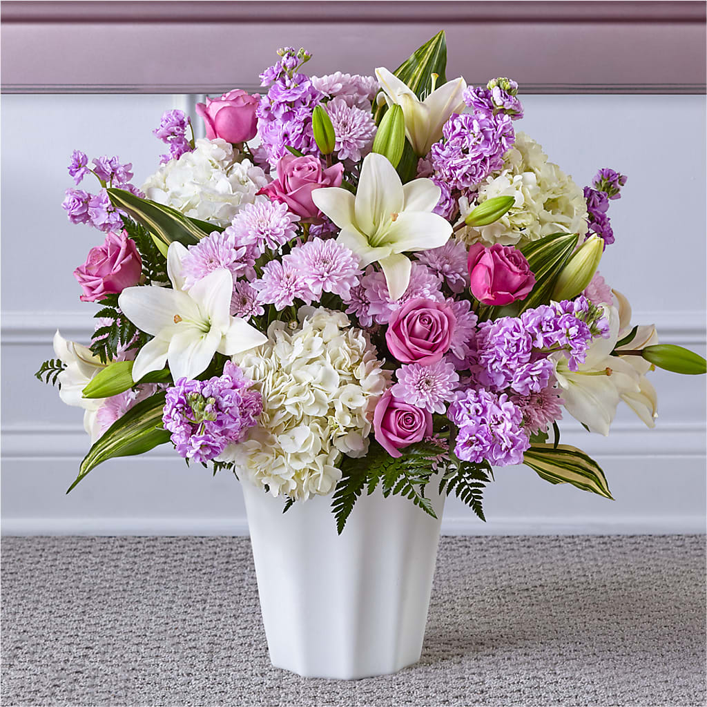 Heaven Sent Floor Basket – Executive Flowers, El Paso TX