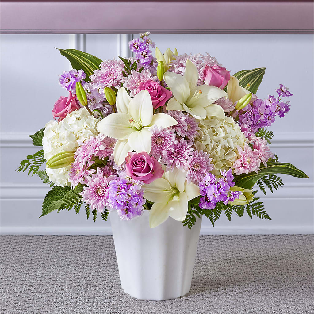 Heaven Sent Floor Basket – Executive Flowers, El Paso TX