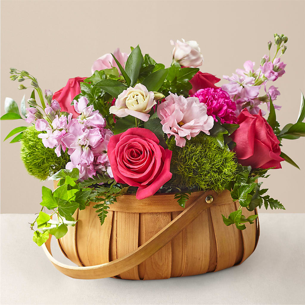 Radiance in Bloom Basket – Executive Flowers, El Paso TX
