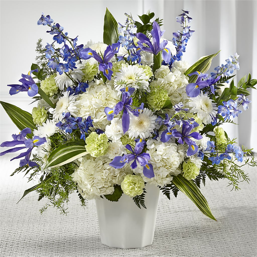 Soft Serenity Floor Basket – Executive Flowers, El Paso TX