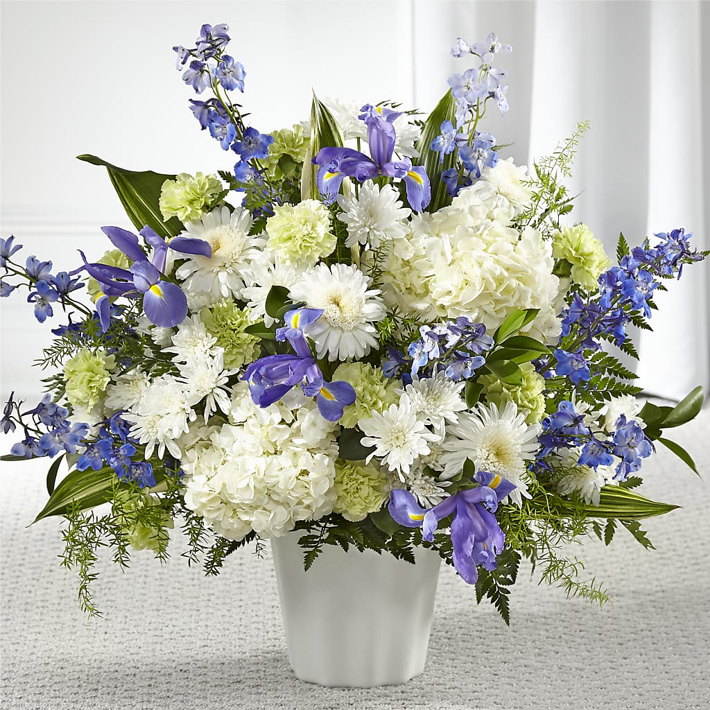 Soft Serenity Floor Basket – Executive Flowers, El Paso TX