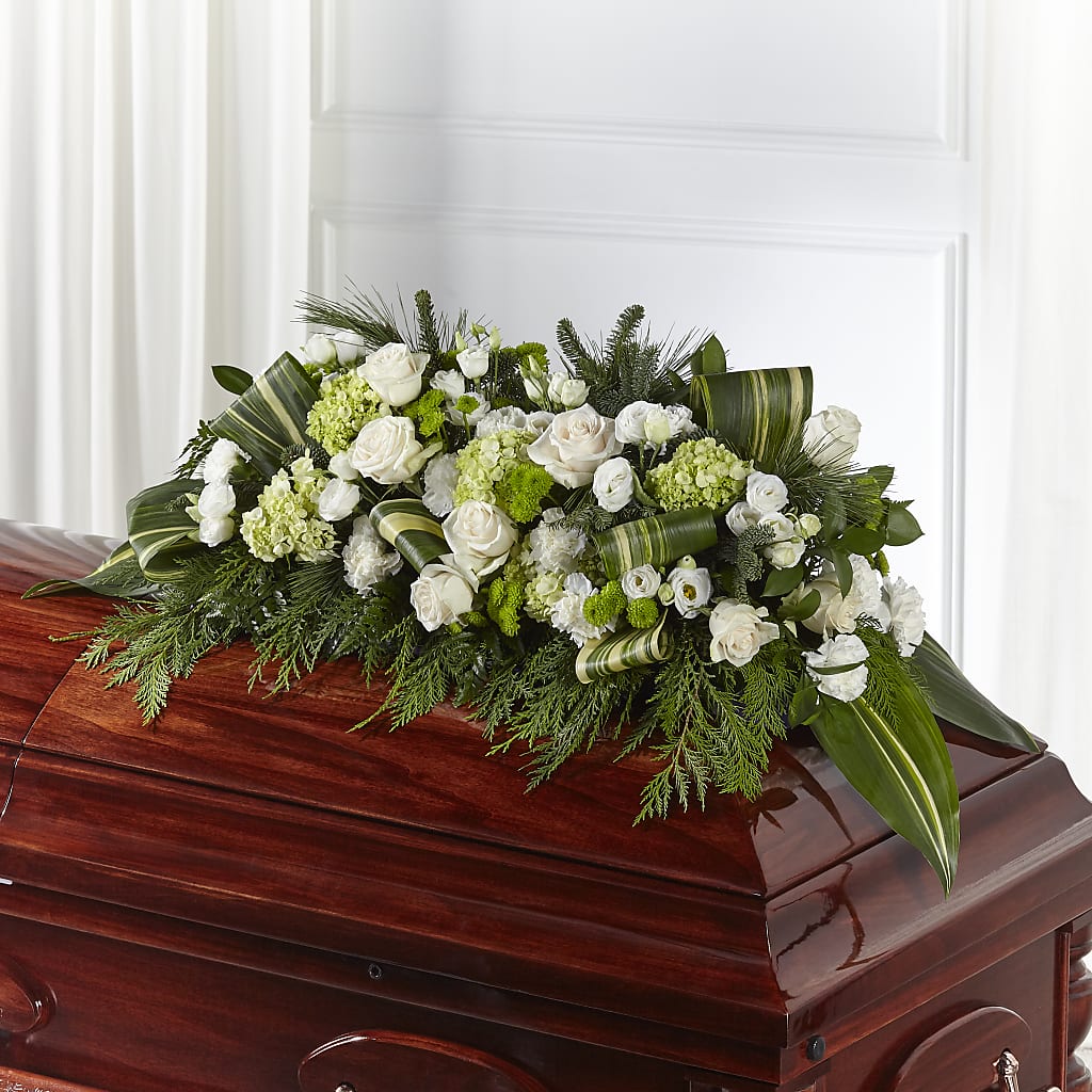 Hopeful Gesture Casket Spray – Executive Flowers, El Paso TX