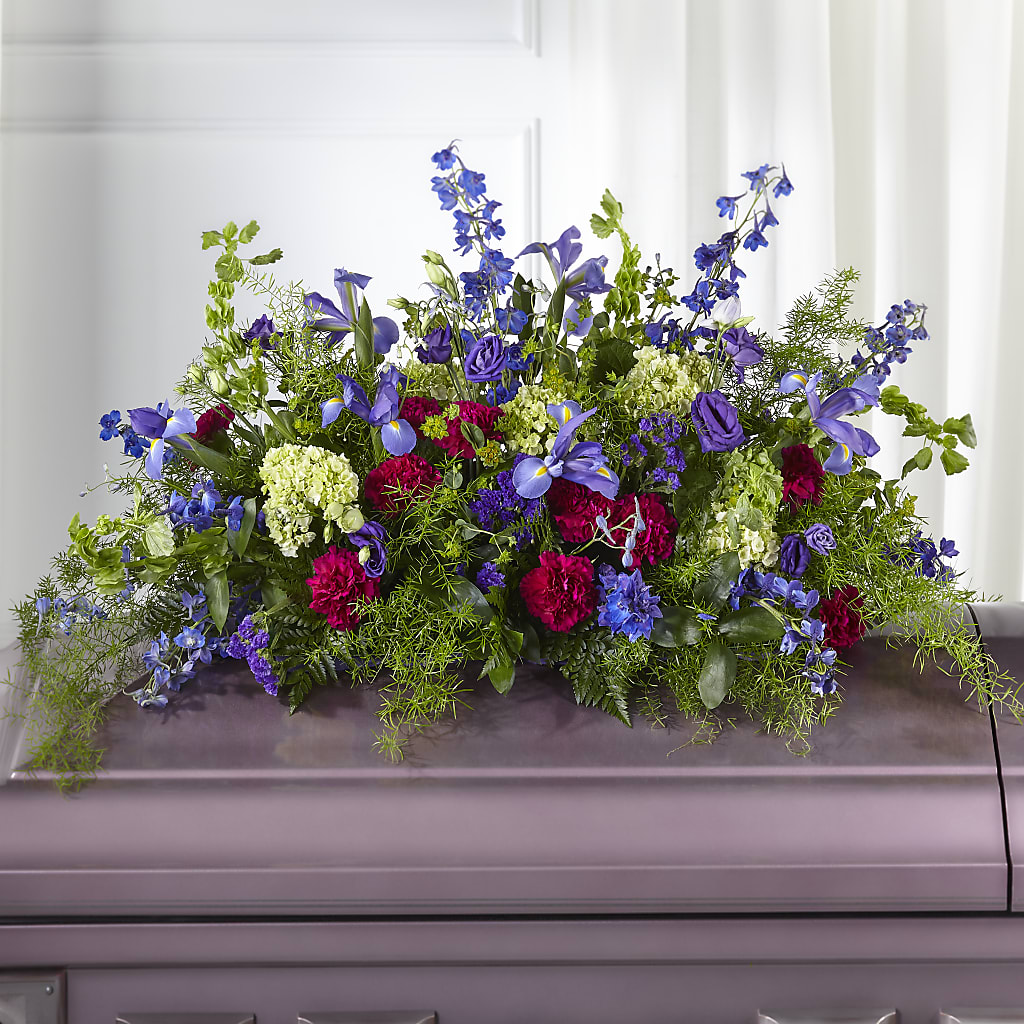 Always Treasured Casket Spray – Executive Flowers, El Paso TX
