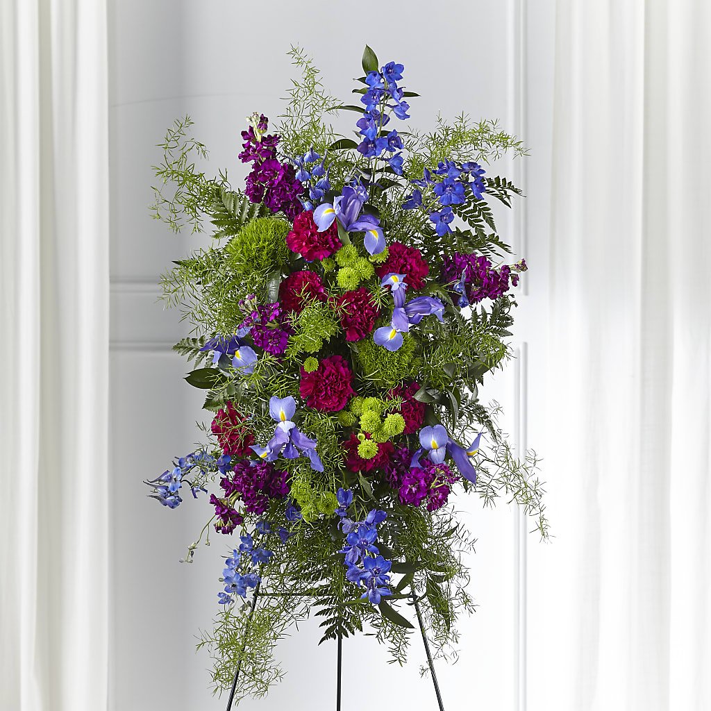 Heavenly Skies Standing Spray – Executive Flowers, El Paso TX