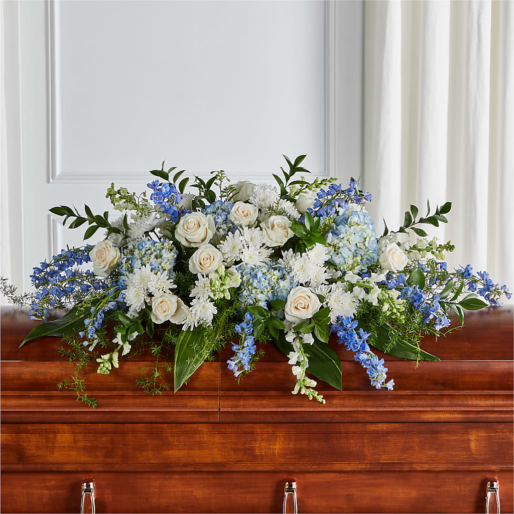 Timeless Essence Casket Spray – Executive Flowers, El Paso TX