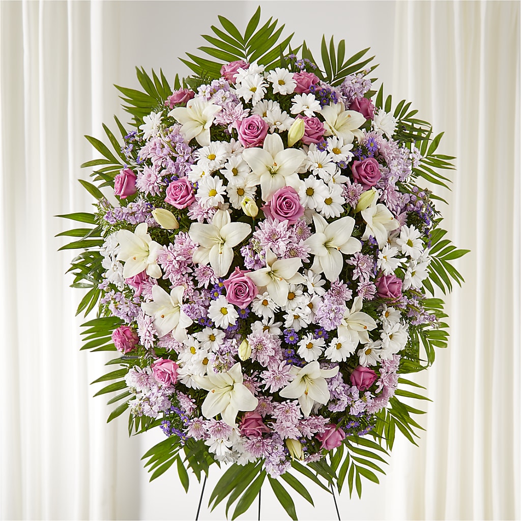 Surrounded by Love Standing Spray – Executive Flowers, El Paso TX