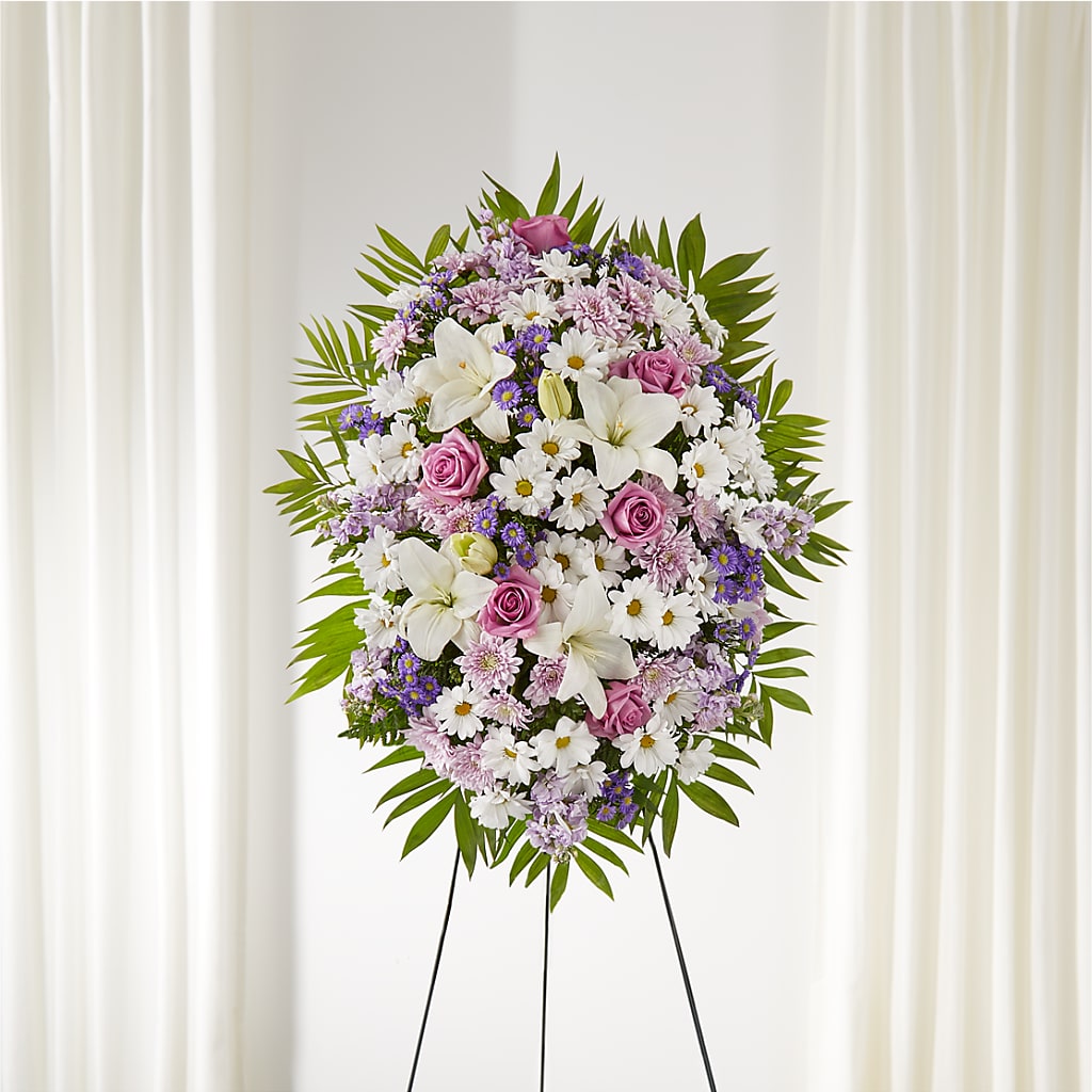 Surrounded by Love Standing Spray – Executive Flowers, El Paso TX
