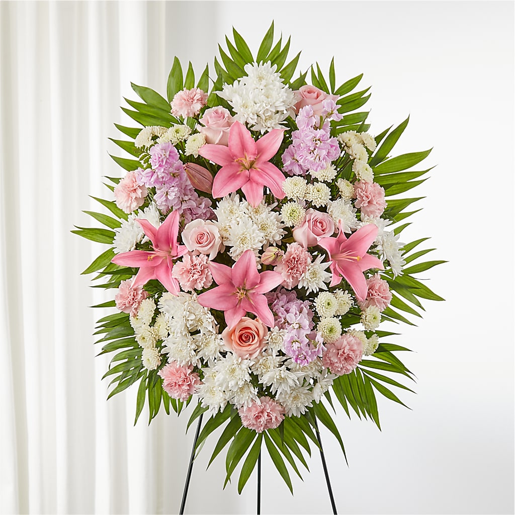Offering Solace Standing Spray – Executive Flowers, El Paso TX