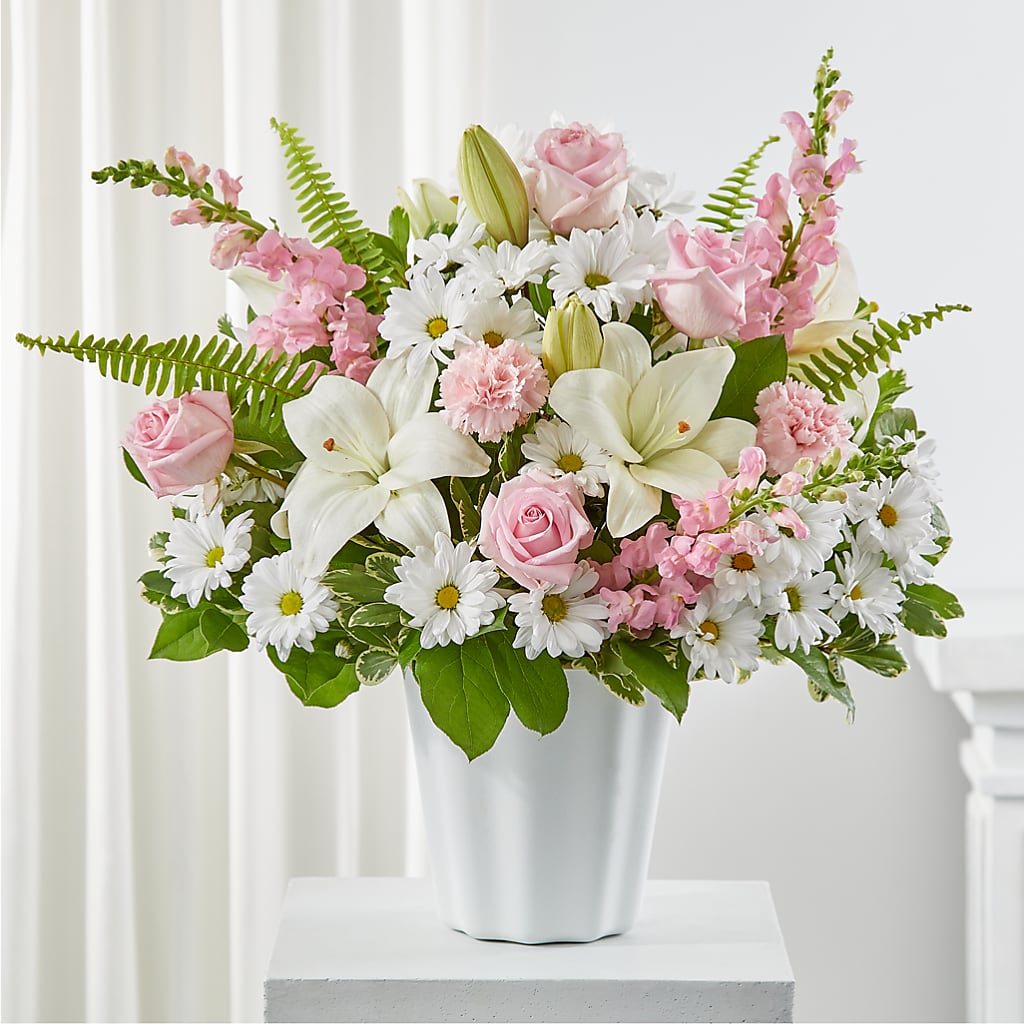 Soft Touch Tabletop Basket – Executive Flowers, El Paso TX
