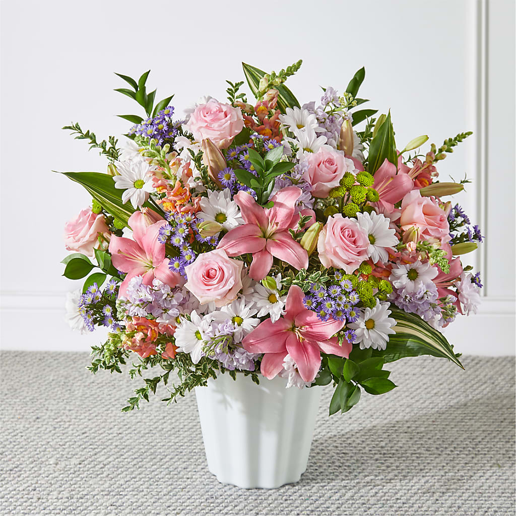 Abundant Compassion Floor Basket – Executive Flowers, El Paso TX