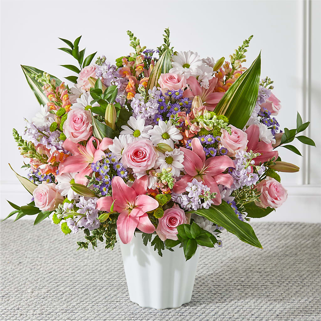 Abundant Compassion Floor Basket – Executive Flowers, El Paso TX