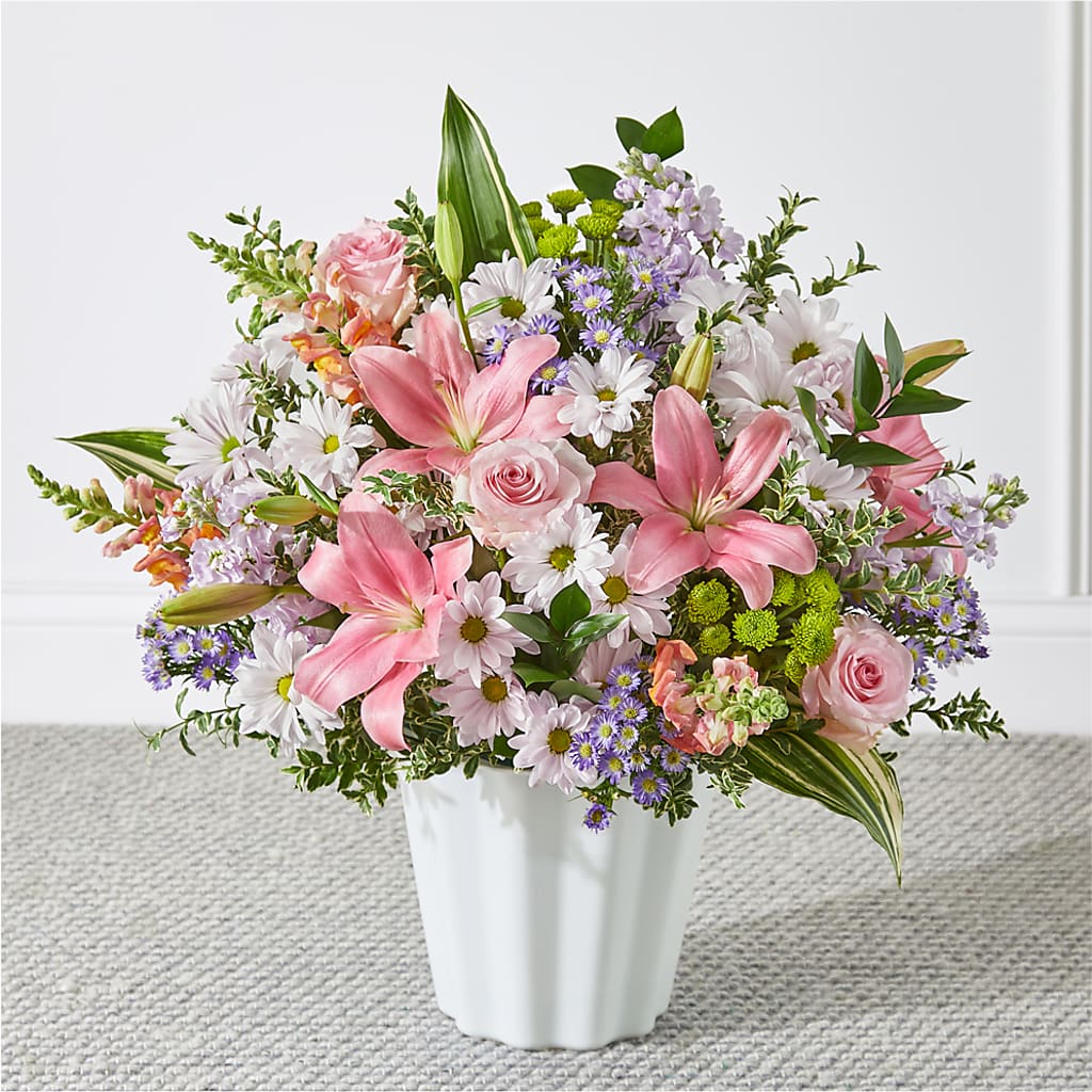 Abundant Compassion Floor Basket – Executive Flowers, El Paso TX