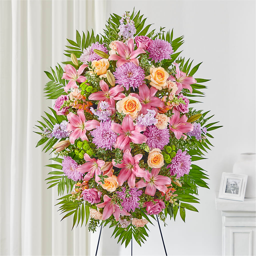 Love & Light Standing Spray – Executive Flowers, El Paso TX
