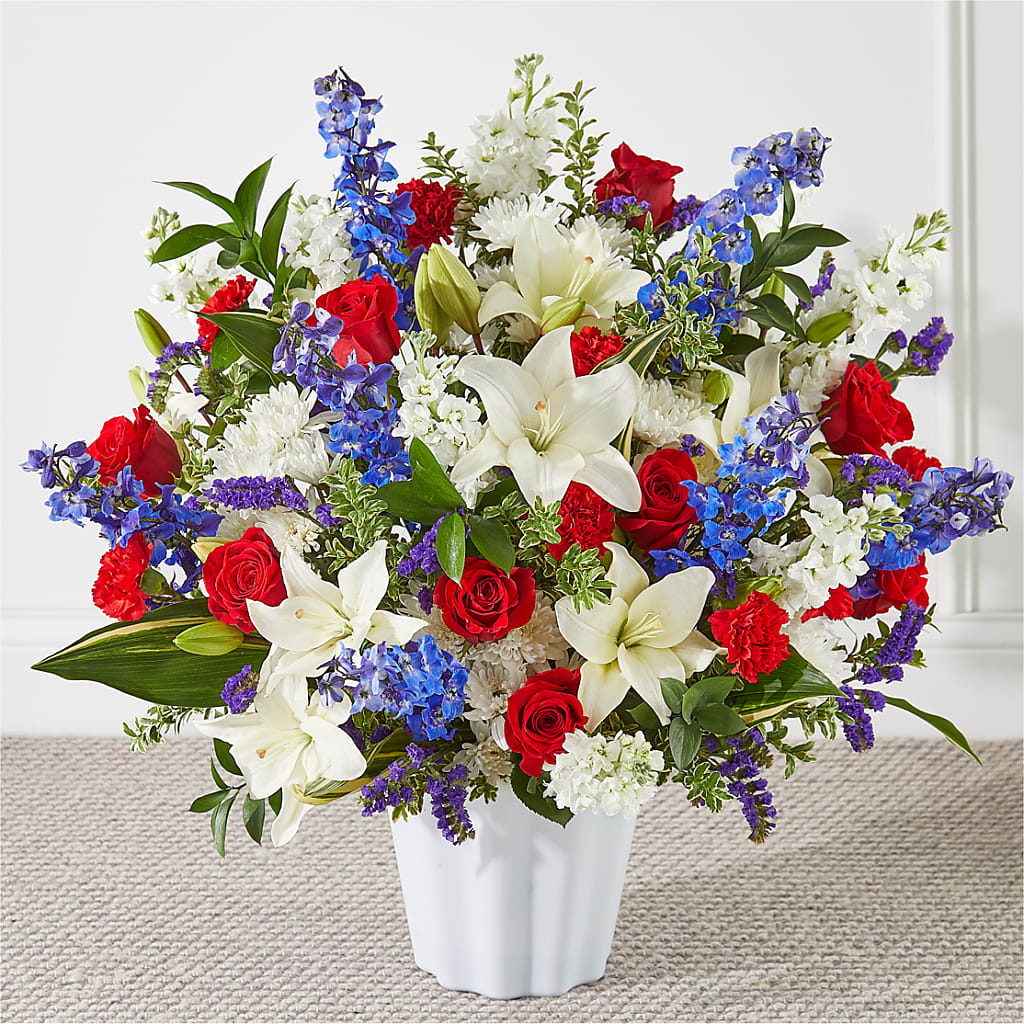 Consoled Floor Basket – Executive Flowers, El Paso TX
