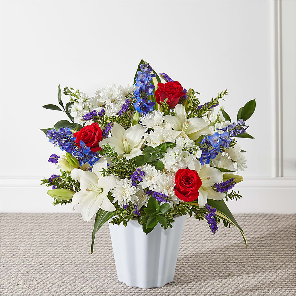 Consoled Floor Basket – Executive Flowers, El Paso TX