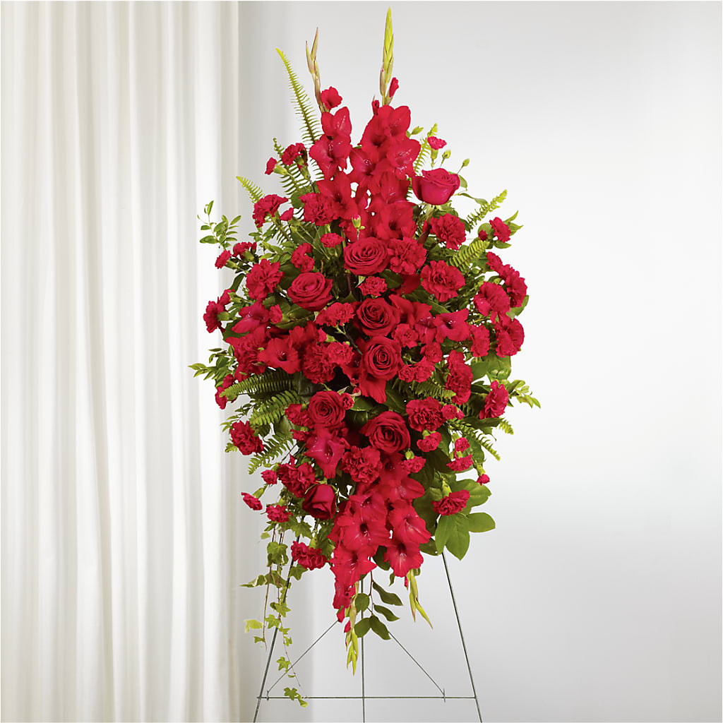 From the Heart Standing Spray – Executive Flowers, El Paso TX