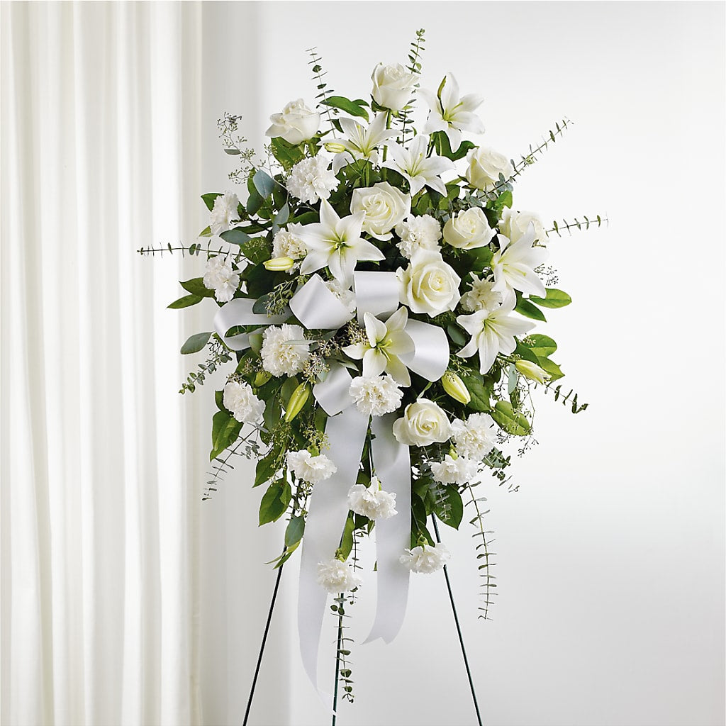 With Care Standing Spray – Executive Flowers, El Paso TX
