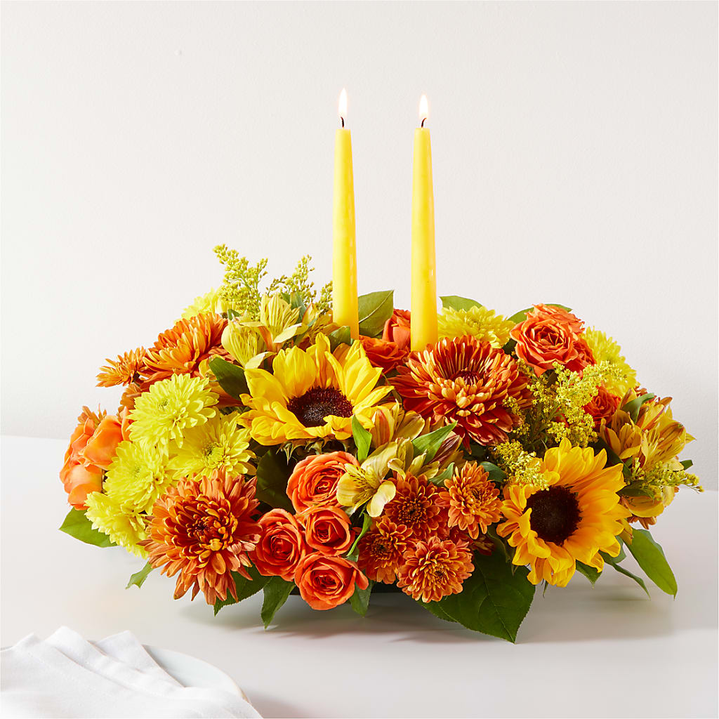 Autumn Harmony Centerpiece – Executive Flowers, El Paso TX