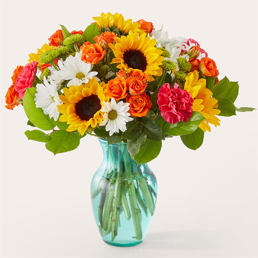 Sun-drenched Blooms Bouquet – Executive Flowers, El Paso TX