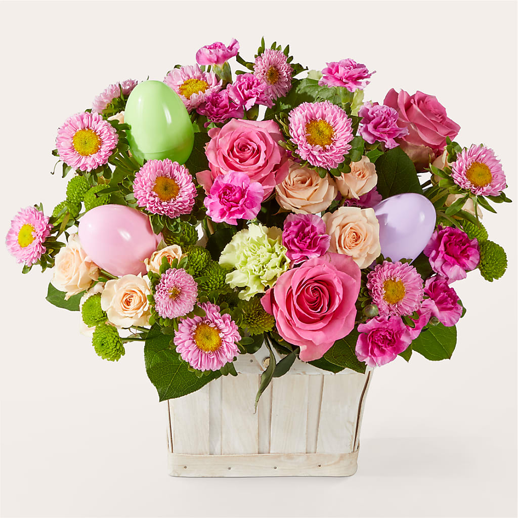 Get Eggcited Basket – Executive Flowers, El Paso TX