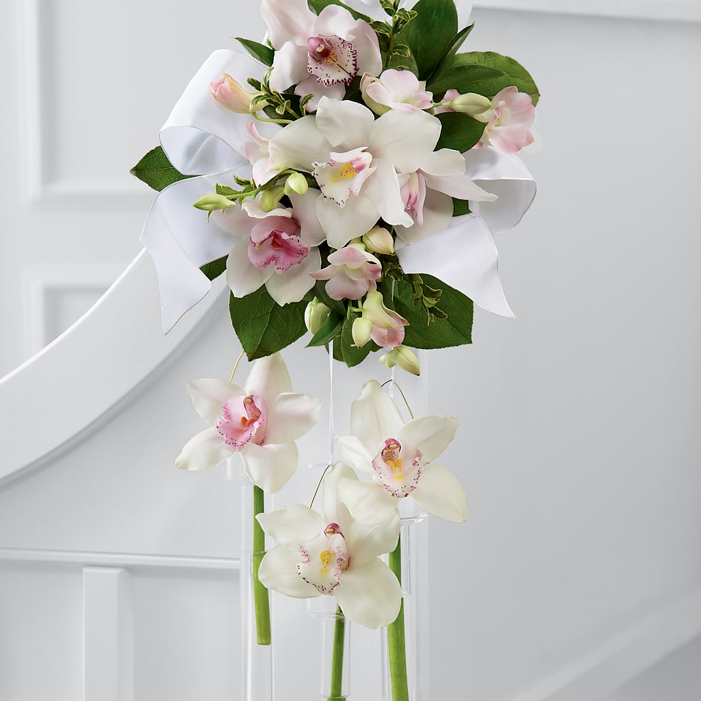 Perfect Entrance Pew Arrangement – Executive Flowers, El Paso TX