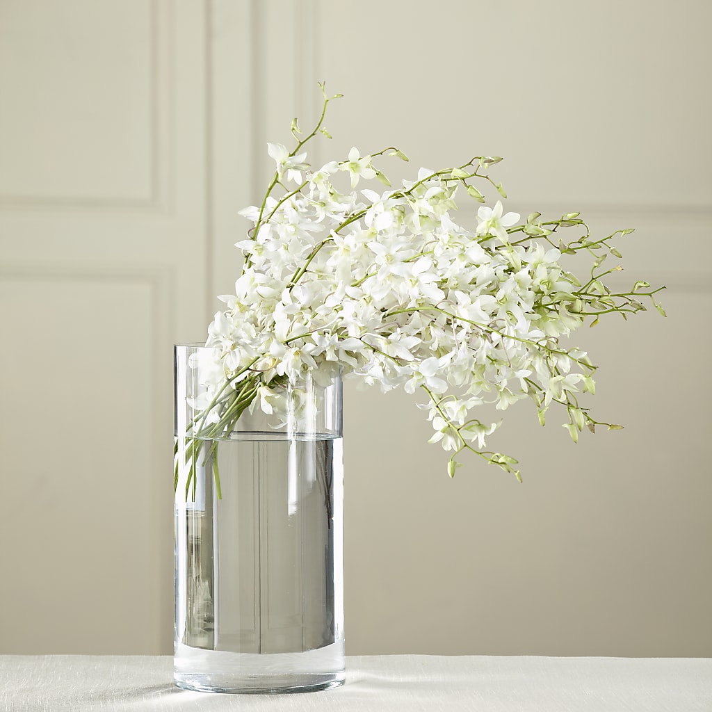 White Dendrobium Bouquet – Executive Flowers, El Paso TX