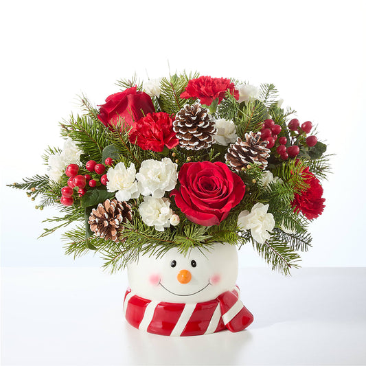Jolly Snowman Bouquet –  Executive Flowers, El Paso TX